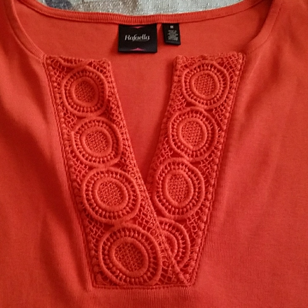 Orange cute V-Neck tank top!